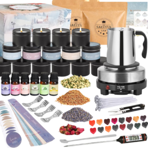 candle making kit, DIY home décor, self-care gifts, cozy crafts
